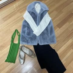 【専用ちーさん様】【美品】DES PRES ファーベスト スモーキーブルーのサムネイル