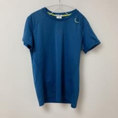 L1640 adidas CLIMALITE 半袖Tシャツ ブルーレディース Mのサムネイル