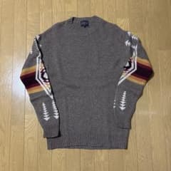 PENDLETON ネイティブ柄 クルーネックニット セーター - メルカリ