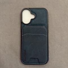 SUTEN ダークブルー レザー iPhone17ケースのサムネイル