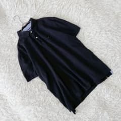 《トミーヒルフィガー》 (M) ハーフスリーブポロシャツ ロゴ刺繡 アメカジ