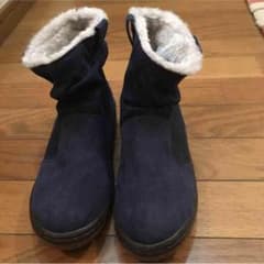 ☆温人様専用☆  ショートブーツ (ネイビー)のサムネイル