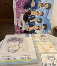 Free!ハイスピード イラストレーションワークス プレゼント付き - メルカリ
