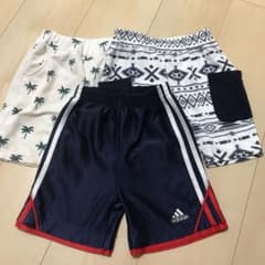 adidas アディダス ハーフパンツ　3枚セットのサムネイル