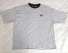 Reebok ボーダー Tシャツ ホワイト×ブラックのサムネイル