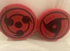 NARUTO 写輪眼 万華鏡写輪眼 クッション 2点セットのサムネイル