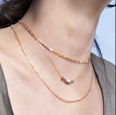 美品】スタージュエリー レインボーカラー ネックレス K10 - メルカリ