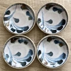 新品未使用 小皿 唐草 4枚セット 美濃焼 豆皿 お皿 和食器 おしゃれ