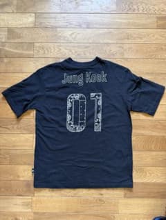 BTS TEAMBTS Tシャツ JUNG KOOK XLサイズ BTS Jung Kook Tシャツ ブラック XLサイズ - メルカリ