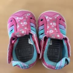 IFME ベビーサンダル 花柄 ピンクのサムネイル