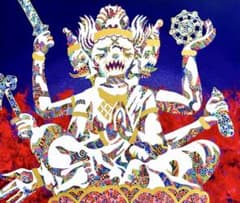 原画 仏画 絵画 アクリル画 現代アート 細密画 手描き 一点物】 - メルカリ
