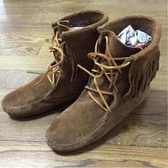 お値下げ★MINNETONKA★ ミネトンカ ブーツ トランパー アンクルブーツのサムネイル