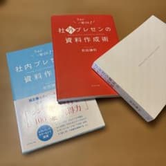 社内プレゼンの資料作成術2冊 プレゼン資料のデザイン図鑑 3冊セットのサムネイル
