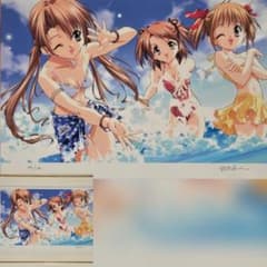 天広直人 SPLASH -夏休みの思い出　版画　66/150　少女　絵画　水着のサムネイル