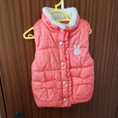 ダウンベスト 90サイズ☆トロワラパンのサムネイル