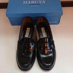 美品✩HARUTA ローファー 黒 24cmのサムネイル