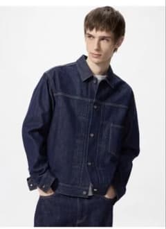 UNIQLOユニクロ　4XL デニムトラッカージャケット　68Blue 新品 ユニクロ デニムトラッカージャケット 4XL 68blue 大戦モデル - メルカリ