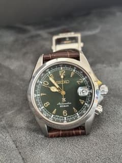 稼働 SEIKO アルピニスト 自動巻腕時計 純正ブレス付き - メルカリ