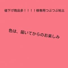 値下げ商品多！！！！様専用つぶつぶ粘土のサムネイル