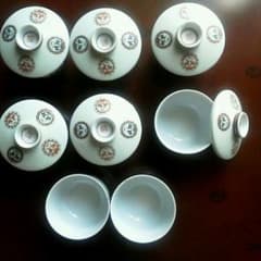 『はなまつ様専用』昭和の茶碗蒸し(茶碗８つ、蓋6つ）のサムネイル