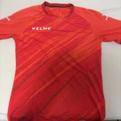 KELME 半袖シャツ レッド ストライプのサムネイル