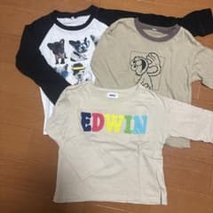 5/13限定値下げ長袖Tシャツ3枚セット 110cmのサムネイル