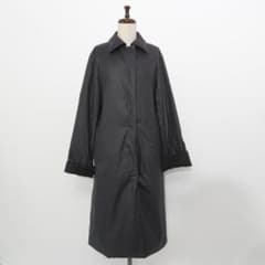 DES PRES ステンカラー中綿コート ブラック サイズ36*TD24
