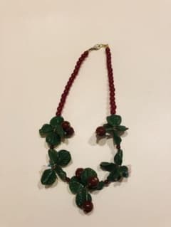 【値下げ】♡さくらんぼのネックレス♡【レトロ】のサムネイル