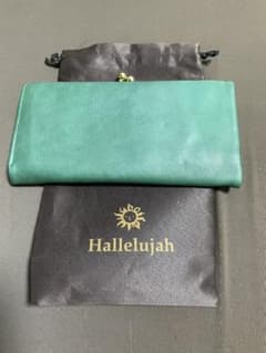 お値下げします！[Hallelujah] 牛ヌメ革 がま口 長財布    本革のサムネイル