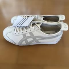 onitsuka tiger 白　スニーカー 未使用Onitsuka Tiger MEXICO 66 ホワイトライトセージ23 - メルカリ