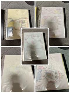 오등분의 신부 클리어 파일 세트 수납 바인더 첨부
