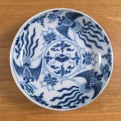 古伊万里(有田焼)染付 小皿
