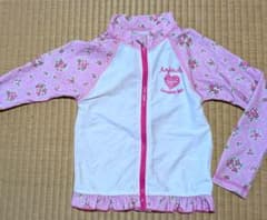 ラッシュガード ピンク 花柄　120のサムネイル