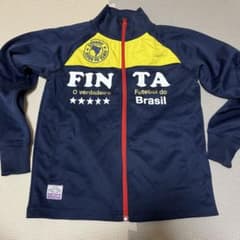 FINTA キッズ サッカー ジャージ ネイビー/イエローのサムネイル