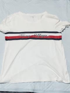 Tommy Hilfiger ロゴ 半袖Tシャツ ホワイト Lのサムネイル