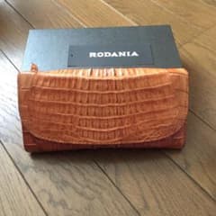 最終値下げ！箱付き RODANIA 長財布 オレンジブラウンのサムネイル