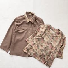 Meadow Star 꽃 무늬 앙상블 세트 3L 큰 사이즈 레트로