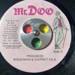 3498 レゲエ レコード 7インチ NINJA MAN GARNET SILK - メルカリ