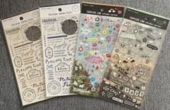 r*i様 セリア　人気　ステッカーセット4点のサムネイル