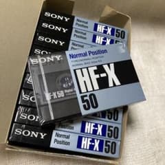 SONY HF-X 50 カセットテープ 10本箱入り　ノーマルポジションのサムネイル