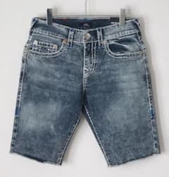 39,600円新品【トゥルーレリジョン】デニム ショートパンツ W30 - メルカリ