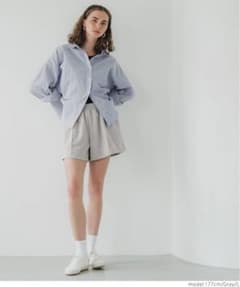 coca スウェットショートパンツ　gray Lのサムネイル