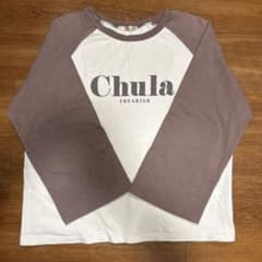 ems長袖Tシャツ カットソー バイカラー ブラウン×ホワイトのサムネイル