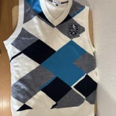 FILA GOLF レディース ベスト アーガイル柄 Mサイズのサムネイル