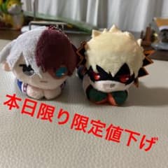 【どんさん専用】僕のヒーローアカデミ はぐキャラ ぬいぐるみ爆豪＆轟のサムネイル