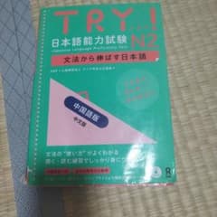 Try!日本語能力試験N2文法から伸ばす日本語 : 中国語版のサムネイル