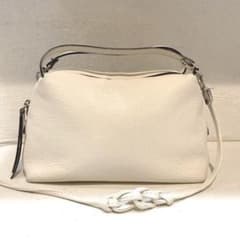 美品】GIANNI CHIARINI アリファ 2WAY レザーバッグ M 白 - メルカリ