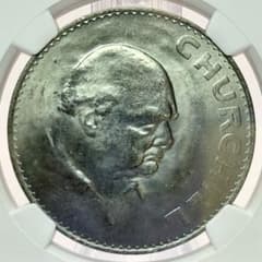1965 イギリス チャーチル クラウン白銅貨 1965 イギリス チャーチル クラウン白銅貨 - メルカリ
