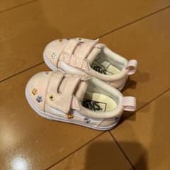 VANS キッズ スニーカー 花柄 ピンクのサムネイル