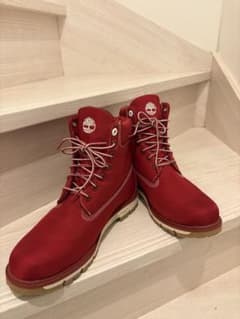 Timberland ワークブーツ 赤 レッド A2BXH A3898 新品未使用]Timberland 赤 ワークブーツ - メルカリ